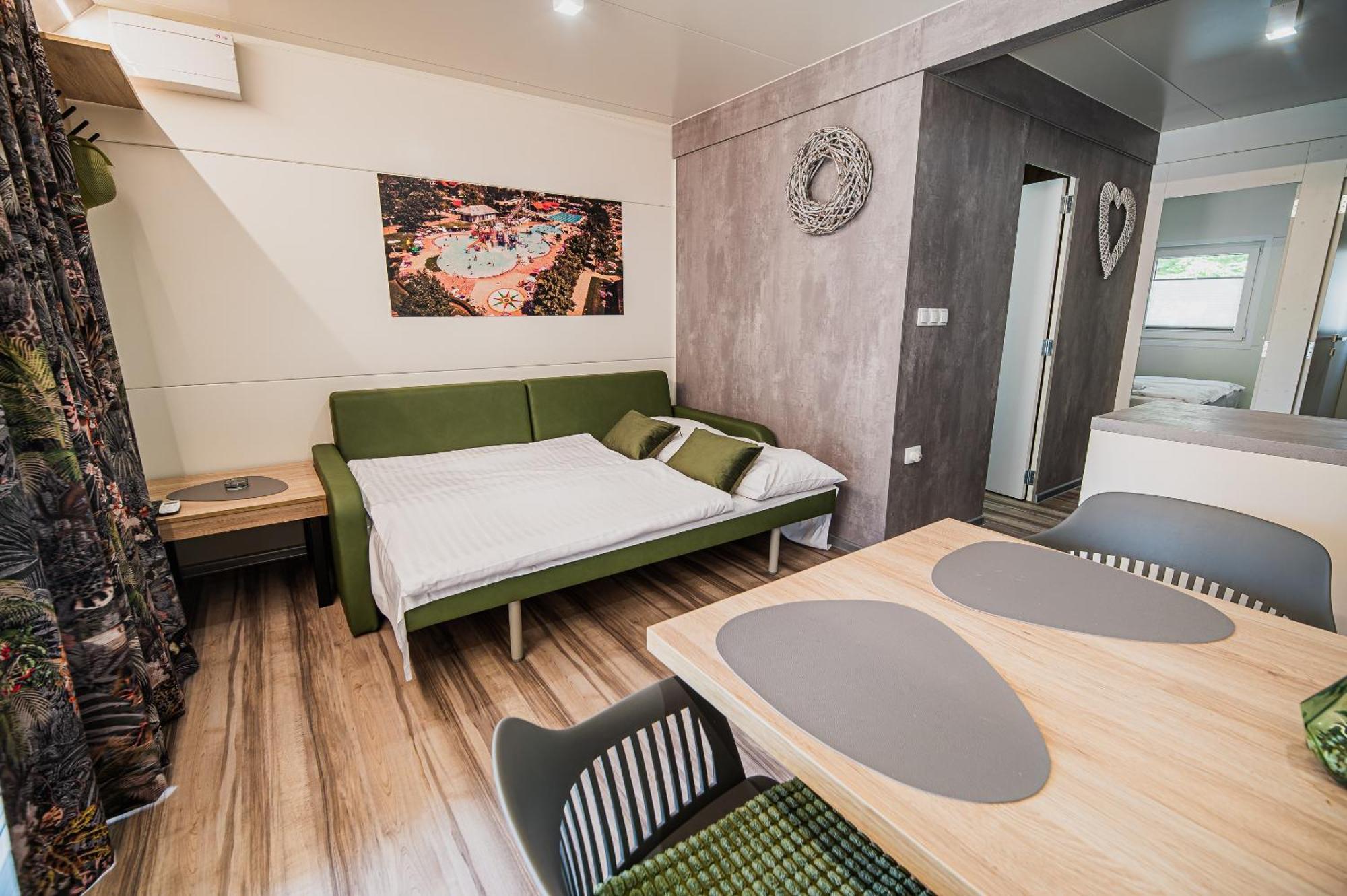 Premium Mobile Homes With Thermal Riviera Tickets Чатеж-об-Сави Экстерьер фото